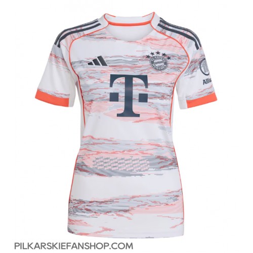 Koszulka piłkarska Bayern Munich Raphael Guerreiro #22 Strój wyjazdowy dla kobiety 2025-26 tanio Krótki Rękaw Koszulka piłkarska Bayern Munich Raphael Guerreiro #22 Strój wyjazdowy dla kobiety 2025-26 tanio Krótki Rękaw